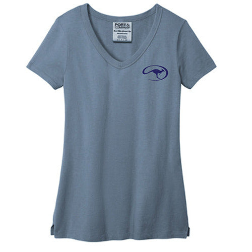 Ladies Beach Wash V-Neck Tee
