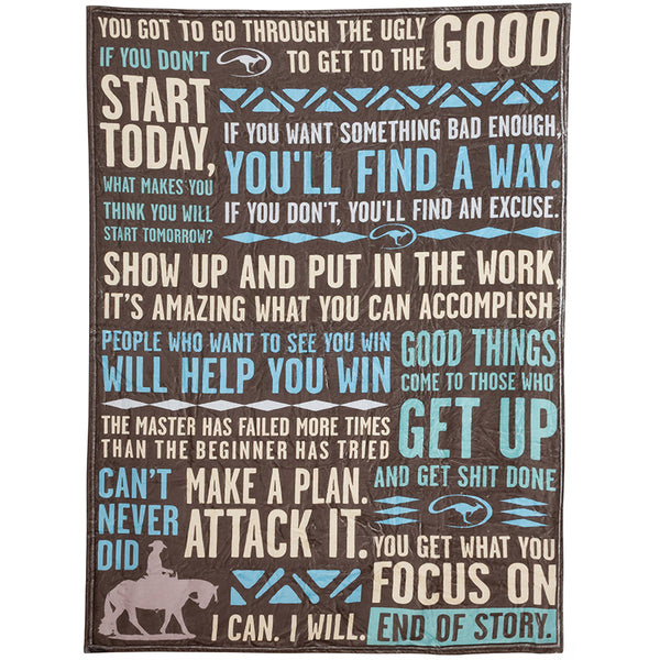 Clinton Sayings Throw Blanket