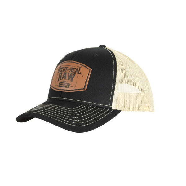 Uncut & Real Raw Leather Patch Richardson Cap