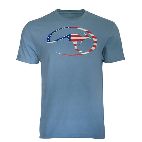 Distressed Patriotic Roo Tee