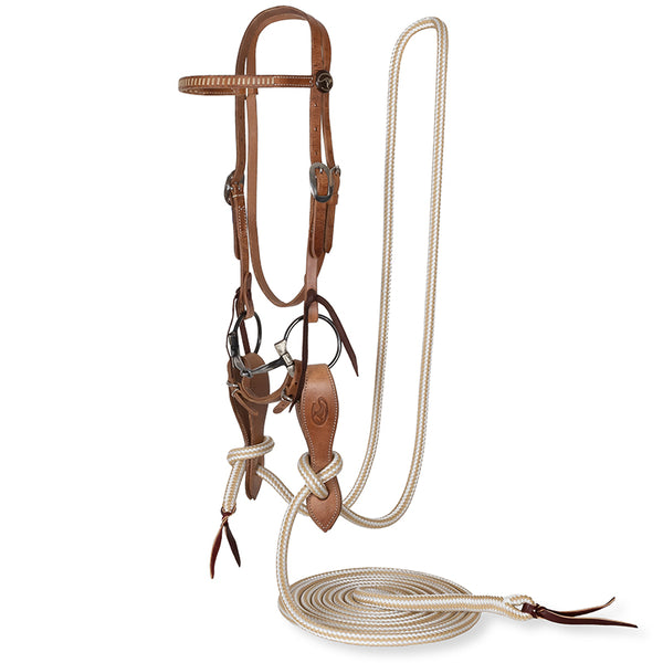 Rawhide Laced Mecate Set