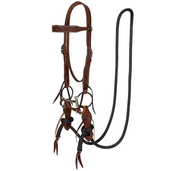 Scroll Stamp Trick Bridle Set