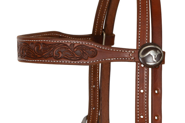 Scroll Stamp Headstall