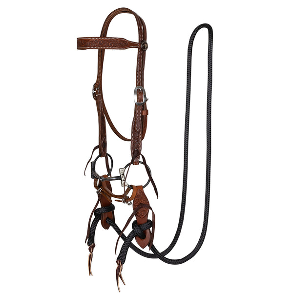 Scroll Stamp Trick Bridle Set