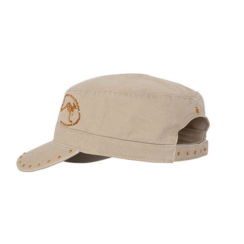 Swarovski Crystals Military Cap