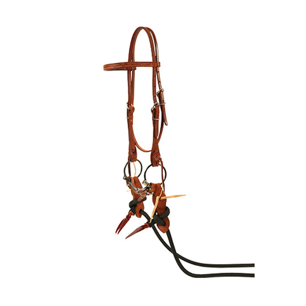 Plain Roughout Trick Bridle Set